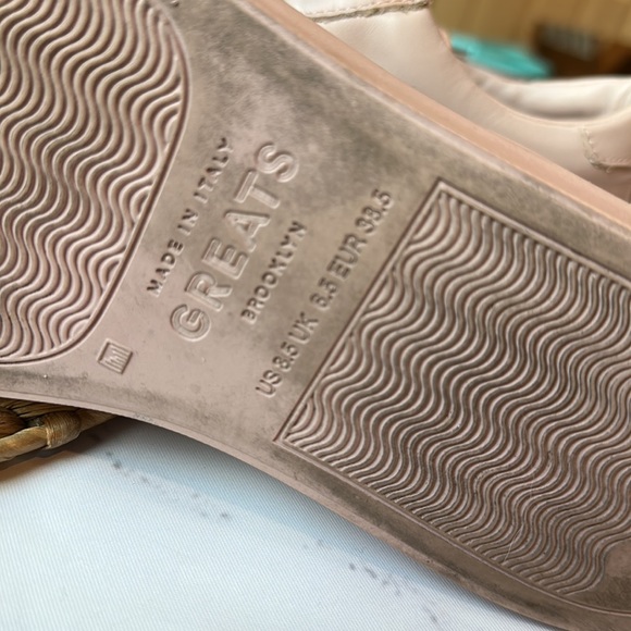 EUC - Greats - Women's Royale Perforated pink on pink Sneaker - Size 8.5. - Picture 5 of 5